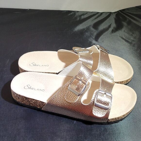 BRAND NEW SHOE LAND VIVIANA ROSE GOLD SANDAL - Picture 6 of 15